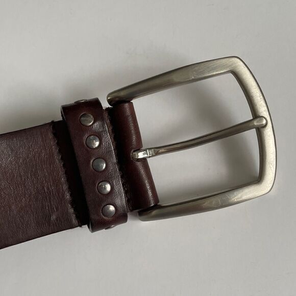 XX Secolo studded leather belt main image 7